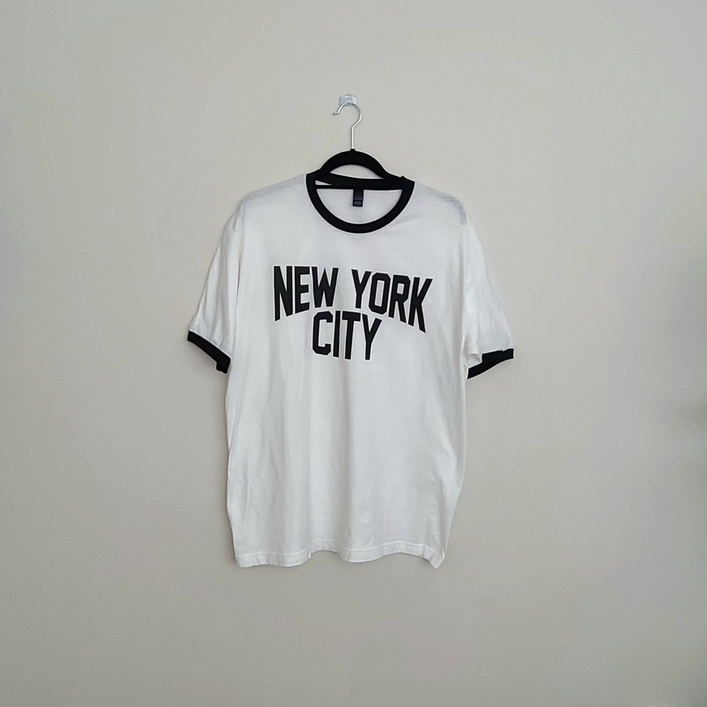 John Lennon NYC Ringer Cotton T-Shirt